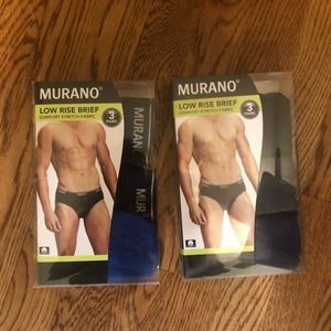 Mens Murano low rise briefs, new size S